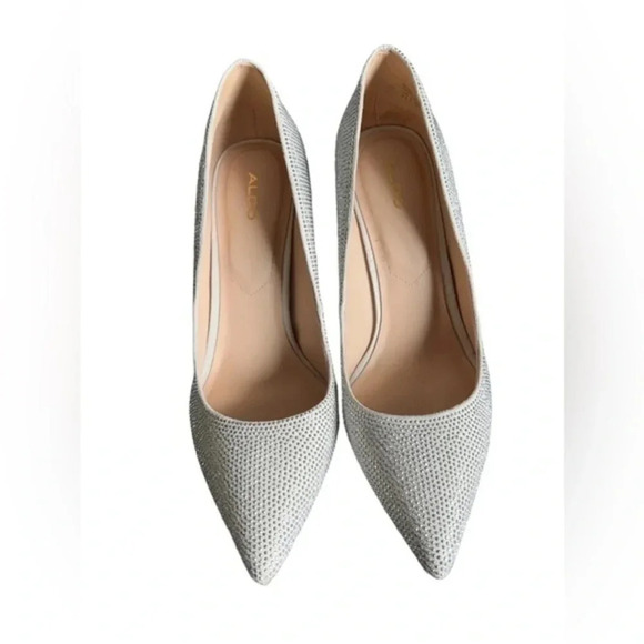 ALDO “Kedaovia” Crystal Pointed Toe Heels - Picture 2 of 5